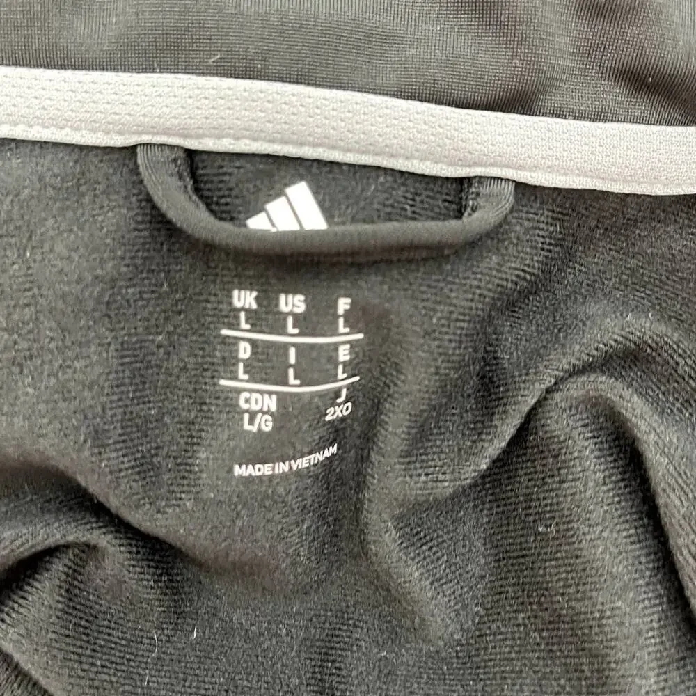 Adidas Mens Track Full Zip Jacket Black Large - Picture 7 of 9